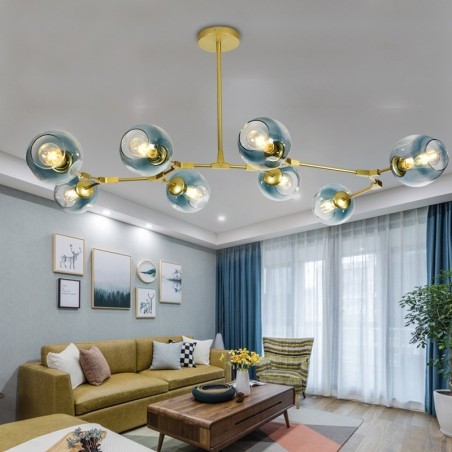 Nordic Modern Magic Bean Glass Chandelier Molecular Chandelier Nordic Modern Magic Bean Glass Chandelier Molecular Chandelier