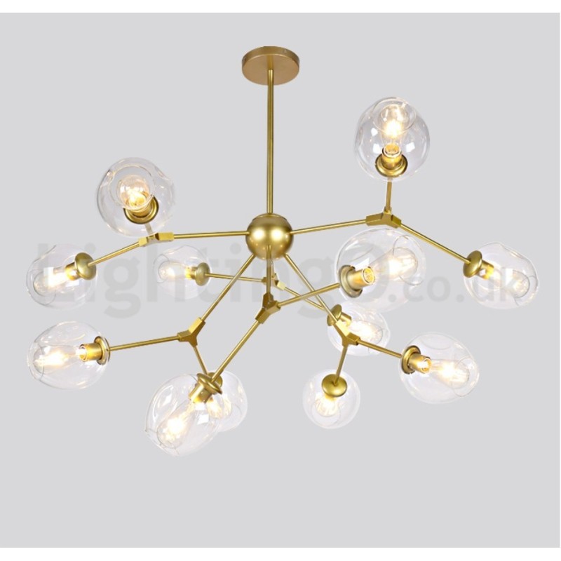 Nordic Postmodern Molecular Magic Bean Chandelier Cafe