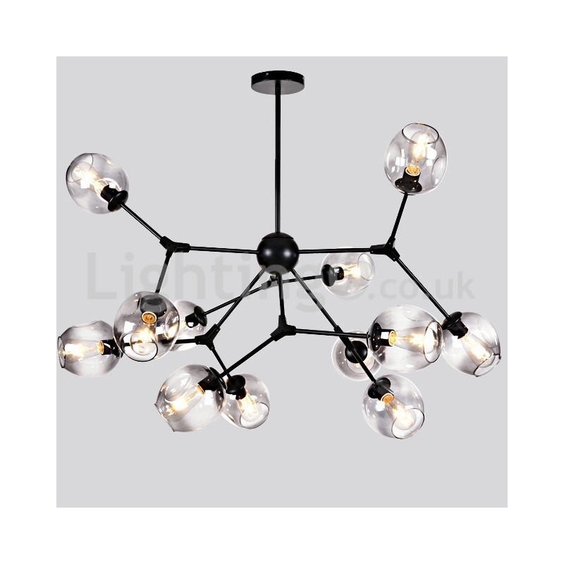 Nordic Postmodern Molecular Magic Bean Chandelier Cafe