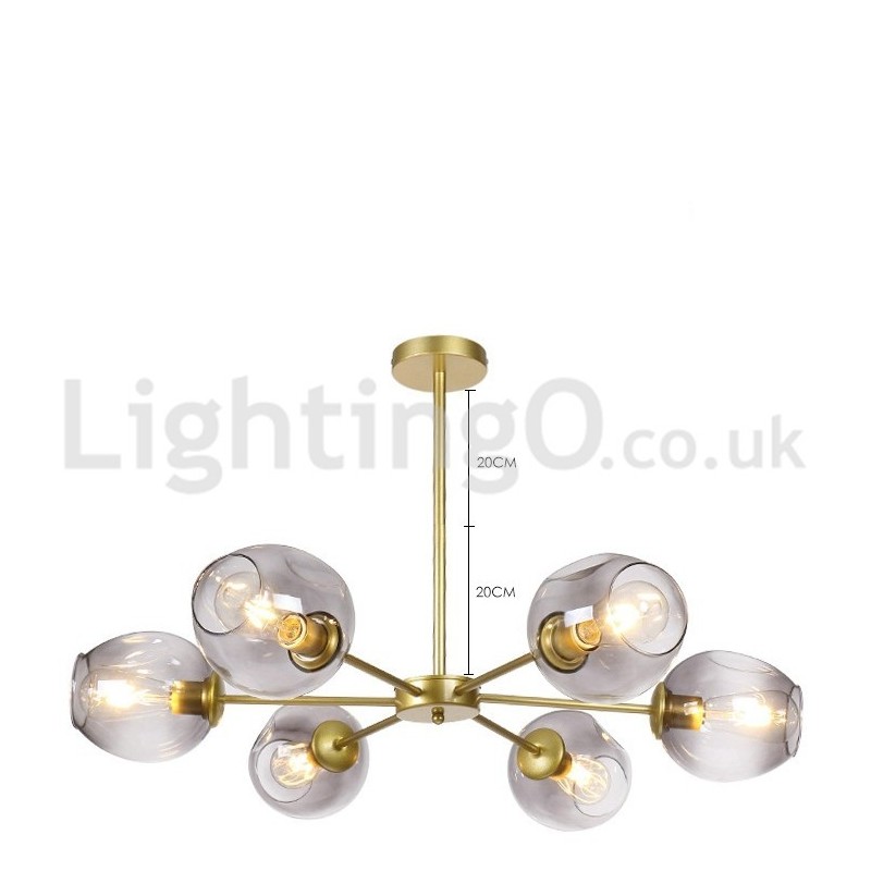 Nordic Postmodern Molecular Chandelier Magic Bean Chandelier Cafe