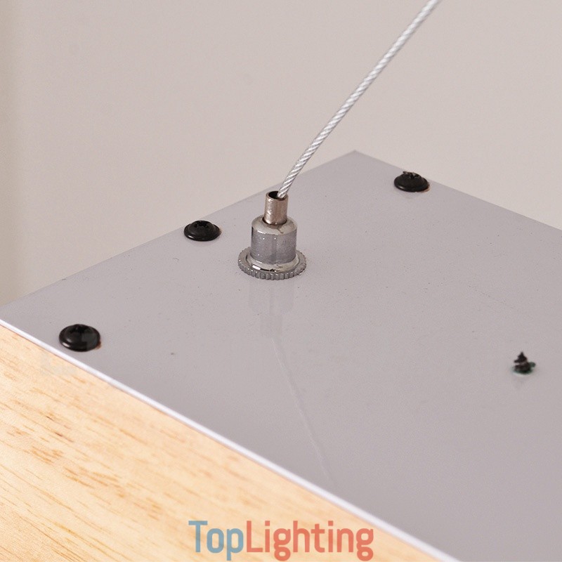Wood Modern Long Pendant Light