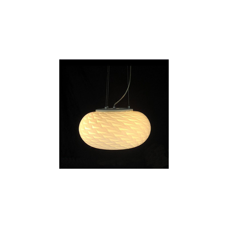 Modern Minimalist Carved milky White Chandelier lamp