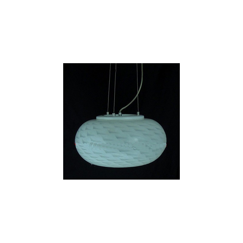 Modern Minimalist Carved milky White Chandelier lamp