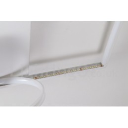 Dimmable White Square Wood Ceiling Light Ultrathin Ceiling Lamp Also Can Be Used As Wall Light