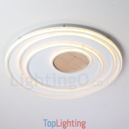 Dimmable White Rings Wood Ceiling Light Ultrathin Ceiling Lamp Also Can Be Used As Wall Light Dimmable White Rings Wood Ceiling Light Ultrathin Ceiling Lamp Also Can Be Used As Wall Light