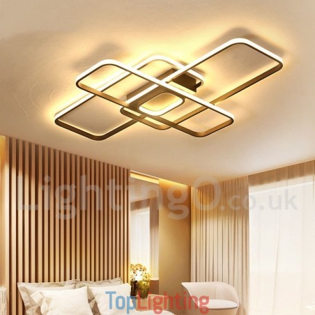 Modern Comtemporary Alumilium Painting Ceiling Light Flush Mount Light with Remoter Dimmer Also Can Be Used As Wall Light Modern Comtemporary Alumilium Painting Ceiling Light Flush Mount Light with Remoter Dimmer Also Can Be Used As Wall Light