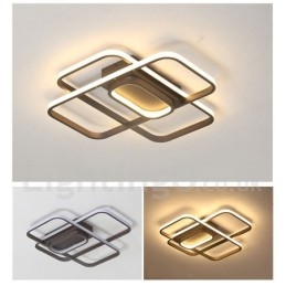 Modern Comtemporary Alumilium Painting Ceiling Light Flush Mount Light with Remoter Dimmer Also Can Be Used As Wall Light
