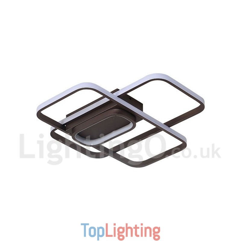 Modern Comtemporary Alumilium Painting Ceiling Light Flush Mount Light with Remoter Dimmer Also Can Be Used As Wall Light