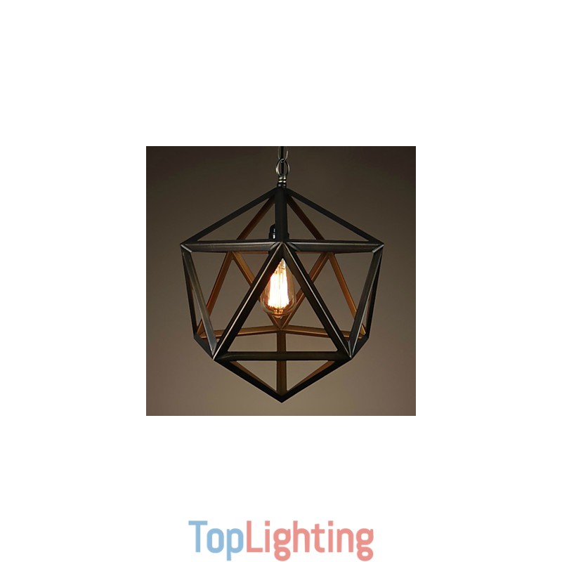 Rustic Lodge Vintage Metal Chandelier