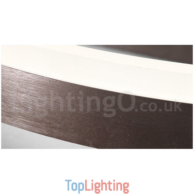Round Modern Comtemporary Alumilium Ceiling Light Flush Mount Light with Remoter Dimmer Also Can Be Used As Wall Light