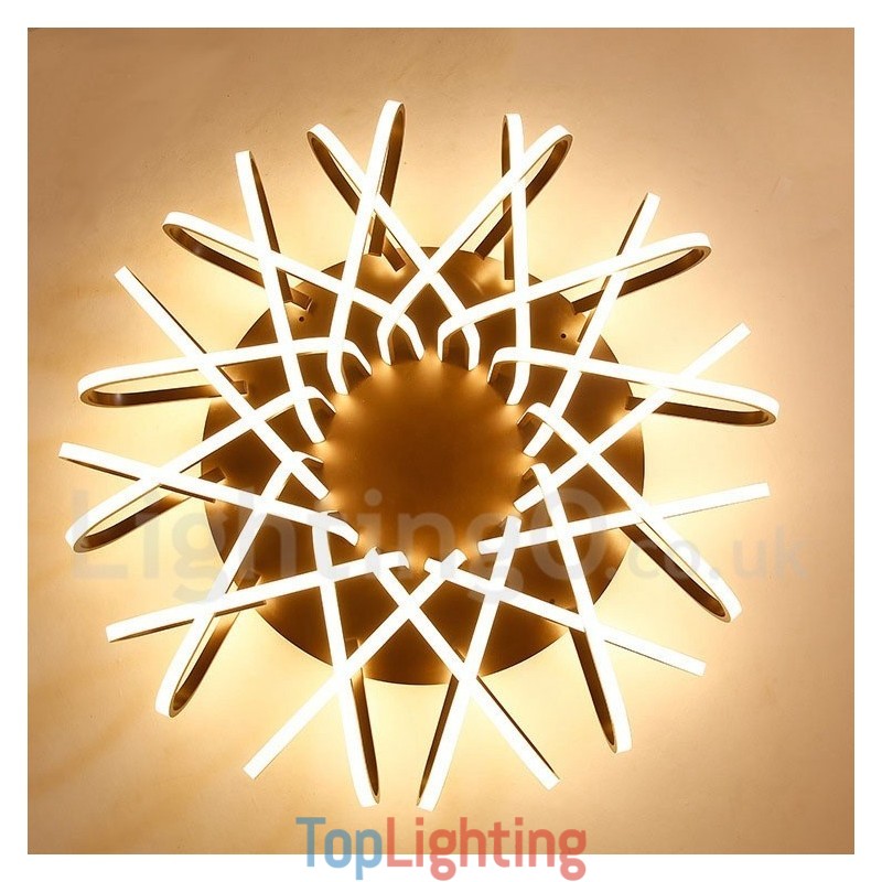 Bird's Nest Dimmable Modern Comtemporary Alumilium Flush Mount Ceiling Light Also Can Be Used As Wall Light