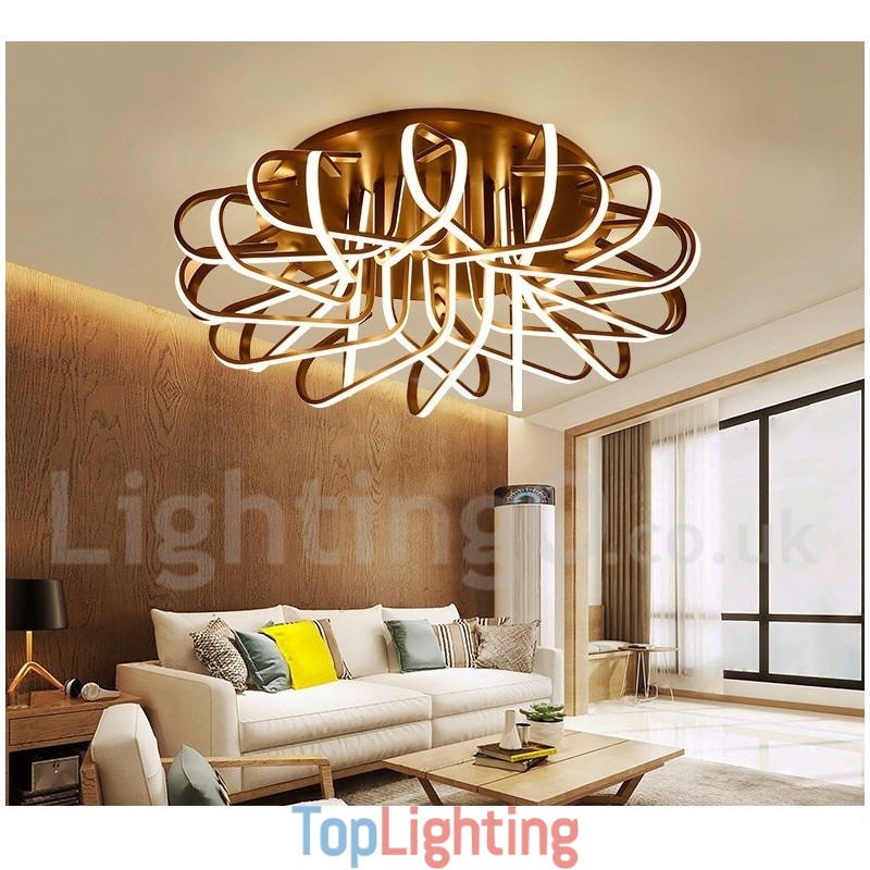 Bird's Nest Dimmable Modern Comtemporary Alumilium Flush Mount Ceiling Light Also Can Be Used As Wall Light