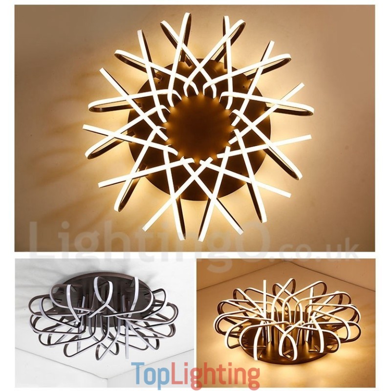 Bird's Nest Dimmable Modern Comtemporary Alumilium Flush Mount Ceiling Light Also Can Be Used As Wall Light