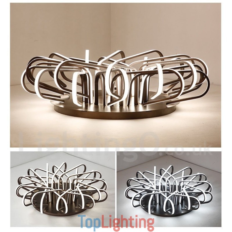 Bird's Nest Dimmable Modern Comtemporary Alumilium Flush Mount Ceiling Light Also Can Be Used As Wall Light