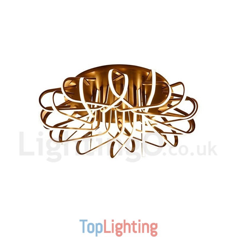 Bird's Nest Dimmable Modern Comtemporary Alumilium Flush Mount Ceiling Light Also Can Be Used As Wall Light