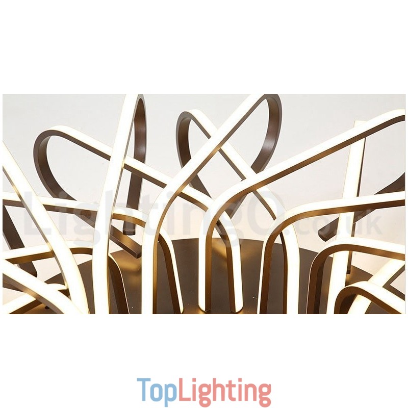 Bird's Nest Dimmable Modern Comtemporary Alumilium Flush Mount Ceiling Light Also Can Be Used As Wall Light