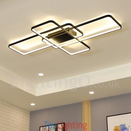Modern Comtemporary Alumilium Painting Ceiling Light Flush Mount Wall Light with Remoter Dimmer for Living Room Bed Room Also Can Be Used As Wall Light Modern Comtemporary Alumilium Painting Ceiling Light Flush Mount Wall Light with Remoter Dimmer for Living Room Bed Room Also Can Be Used As Wall Light