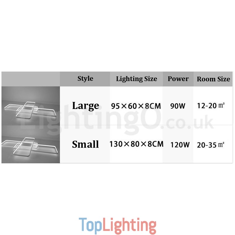 Modern Comtemporary Alumilium Painting Ceiling Light Flush Mount Wall Light with Remoter Dimmer for Living Room Bed Room Also Can Be Used As Wall Light