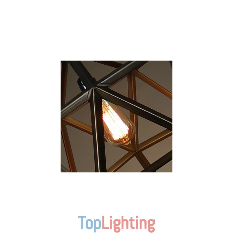 Rustic Lodge Vintage Metal Chandelier
