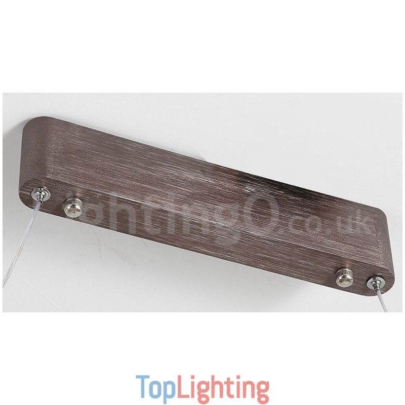 Dimmable Linear Pendant Light with Remote Control Modern Design