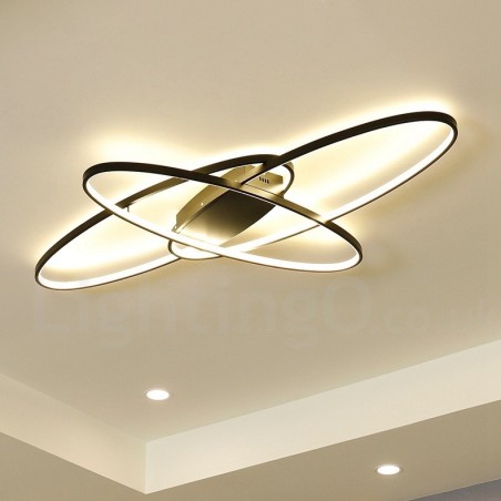 Dimmable Oval Modern Comtemporary Alumilium Ceiling Light Flush Mount Lamp for Living Room Bed Room Also Can Be Used As Wall Light Dimmable Oval Modern Comtemporary Alumilium Ceiling Light Flush Mount Lamp for Living Room Bed Room Also Can Be Used As Wall Light