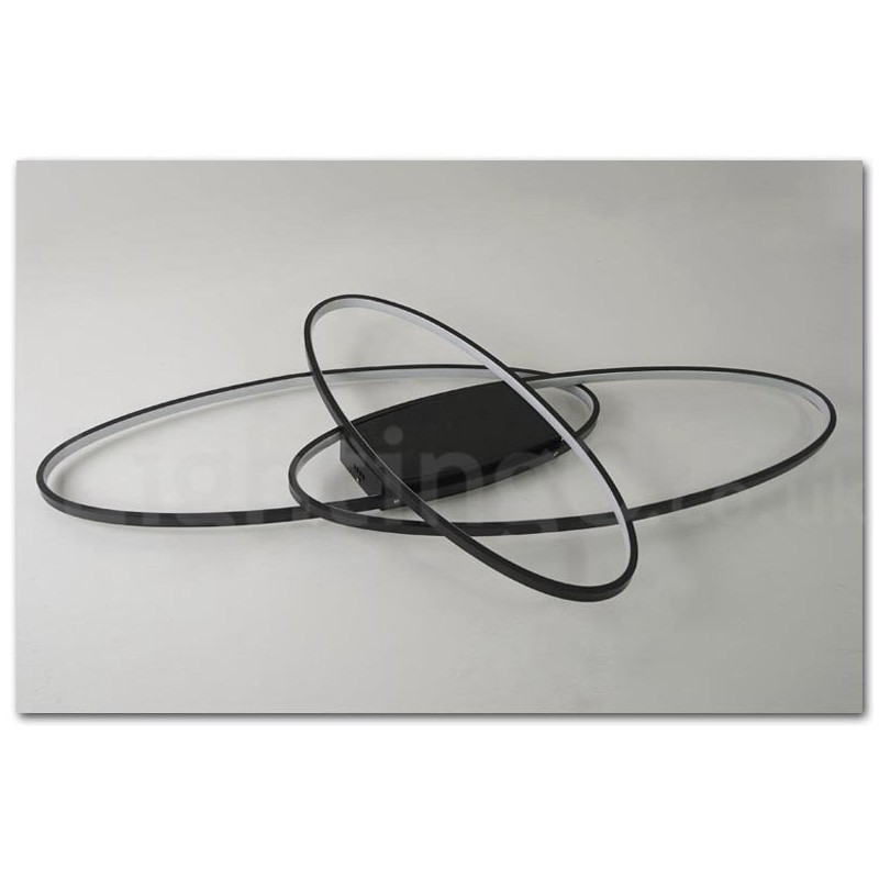 Dimmable Oval Modern Comtemporary Alumilium Ceiling Light Flush Mount Lamp for Living Room Bed Room Also Can Be Used As Wall Light