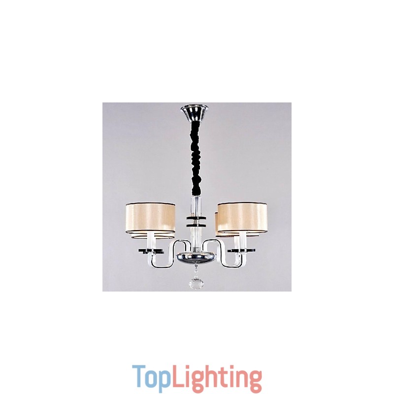Modern Minimalist Chandelier Lighting Cloth Art Crystal Chandelier