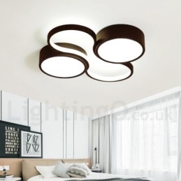 Dimmable Modern Comtemporary Alumilium Ceiling Light Flush Mount Lamp for Living Room Bed Room Also Can Be Used As Wall Light