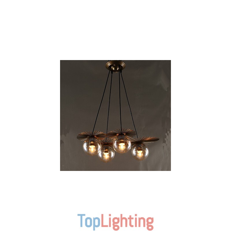Art glass Ball Round Beanstalk Chandelier