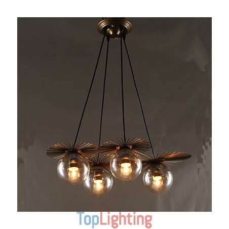Art glass Ball Round Beanstalk Chandelier Art glass Ball Round Beanstalk Chandelier