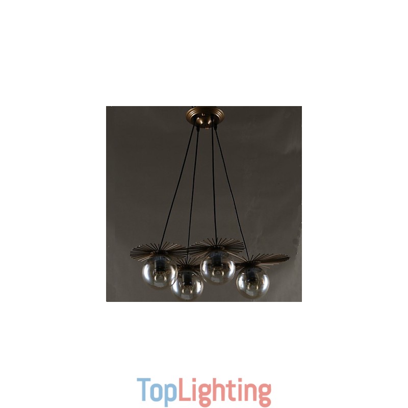 Art glass Ball Round Beanstalk Chandelier