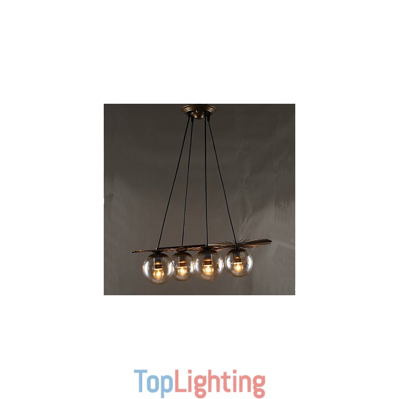 Art glass Ball Round Beanstalk Chandelier