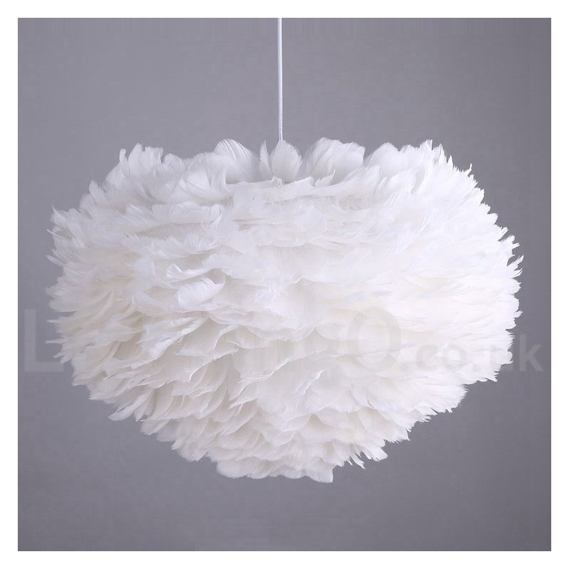 Multi Colours Feather Chandelier Modern Contemporary Pendant Light