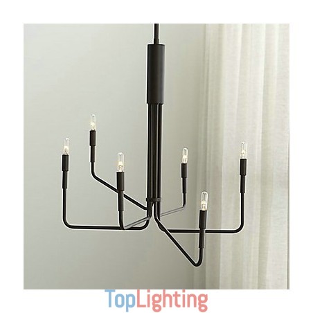 Country Painting Metal Chandelier Country Painting Metal Chandelier