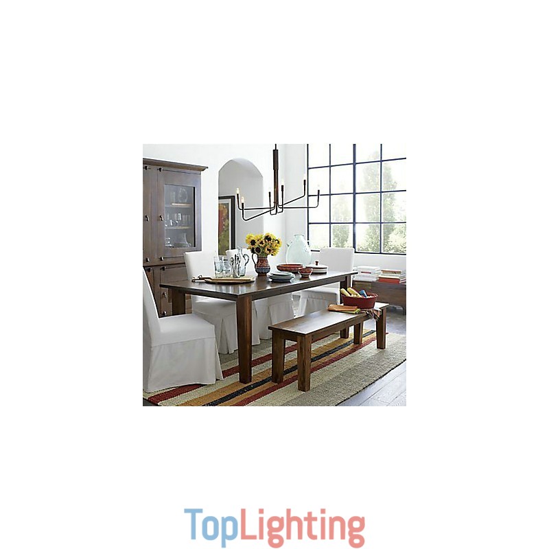 Country Painting Metal Chandelier