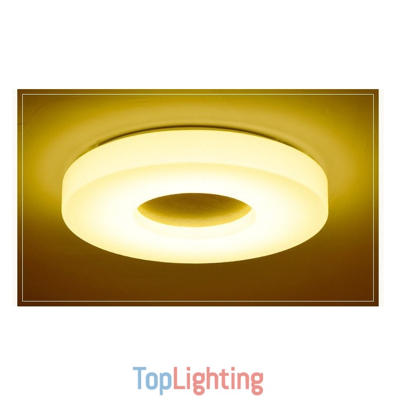 Dimmable Ultra thin Round Wood Ceiling Light with Acrylic Shade Ceiling Lamp Nordic Style