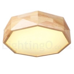 Dimmable Wood Ceiling Light with Acrylic Shade Ceiling Lamp Nordic Style