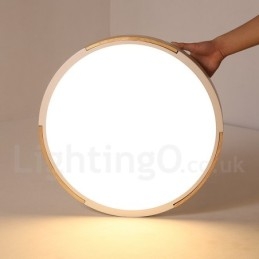 Dimmable Macaron Multi Colours Wood Ultra thin Ceiling Light with Acrylic Shade Ceiling Lamp Nordic Style