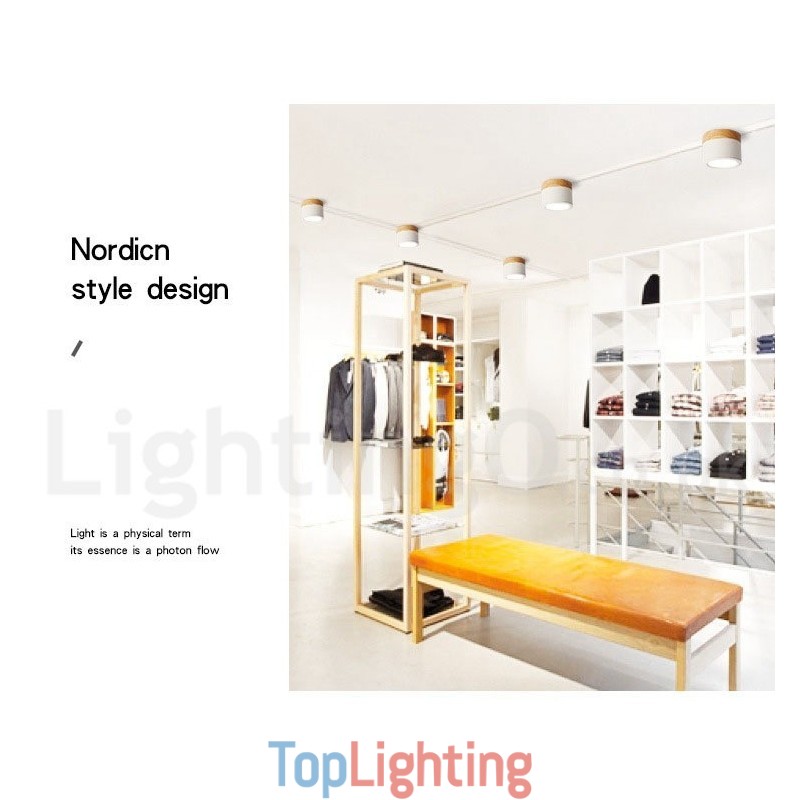 Wood Modern Design Mini Ceiling Light with Acrylic Shade Special for Also Can be Used as Wall Light
