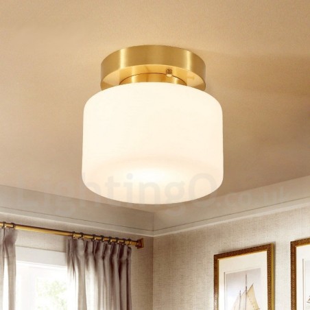 Retro Vintage Flush Mount Ceiling Light with Shade Retro Vintage Flush Mount Ceiling Light with Shade