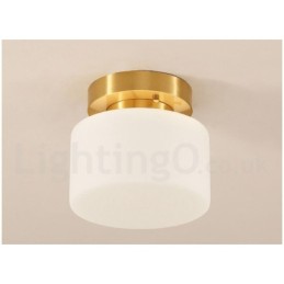 Retro Vintage Flush Mount Ceiling Light with Shade