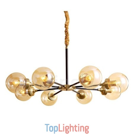 Pure Brass Luxurious Rustic Retro Vintage Brass Pendant Chandelier with Glass Shades Pure Brass Luxurious Rustic Retro Vintage Brass Pendant Chandelier with Glass Shades