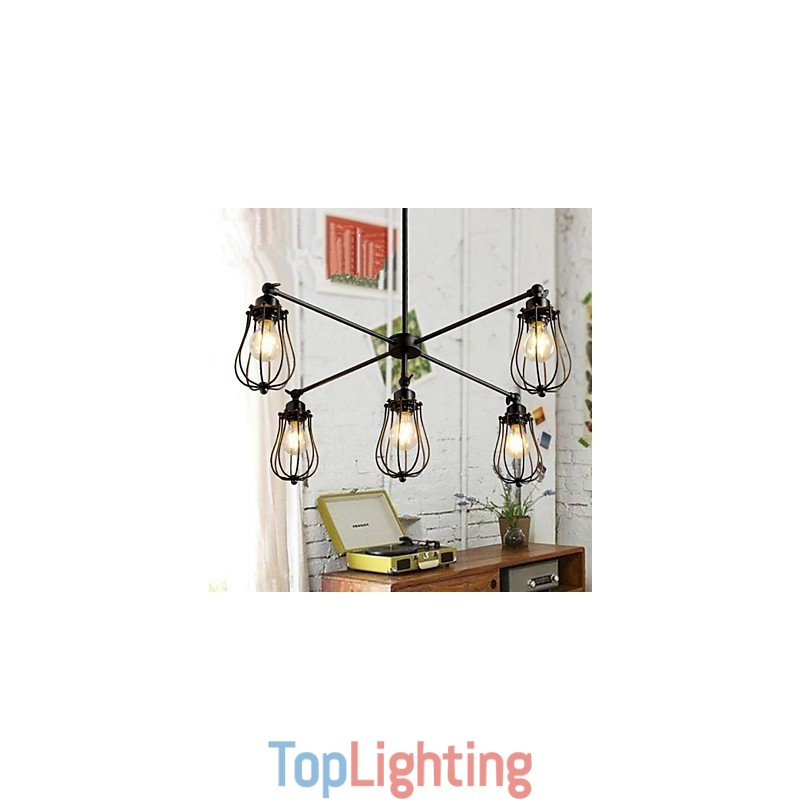 Chandelier Mini Style Modern Contemporary Metal