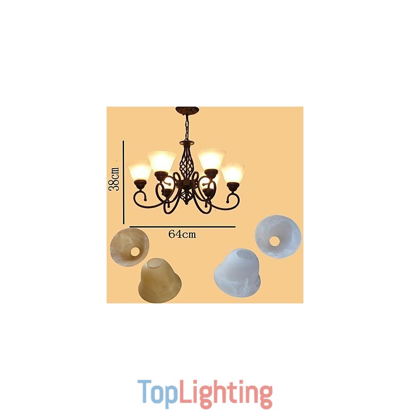 Rustic Lodge Vintage Retro Metal Chandelier Kids