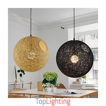Country Simple Modern lamp Pastoral Rattan Lamp Hemp Ball Chandelier Country Simple Modern lamp Pastoral Rattan Lamp Hemp Ball Chandelier