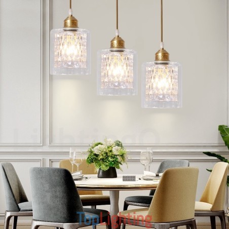 Pure Brass Rustic Lodge Nordic Style Pendant Light with Glass Shade Pure Brass Rustic Lodge Nordic Style Pendant Light with Glass Shade