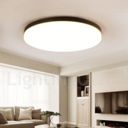 Ultra Thin Round Dimmable Modern Contemporary Nordic Style Flush Mount Ceiling Lights with Acrylic Shade Also Can Be Used As Wall Light