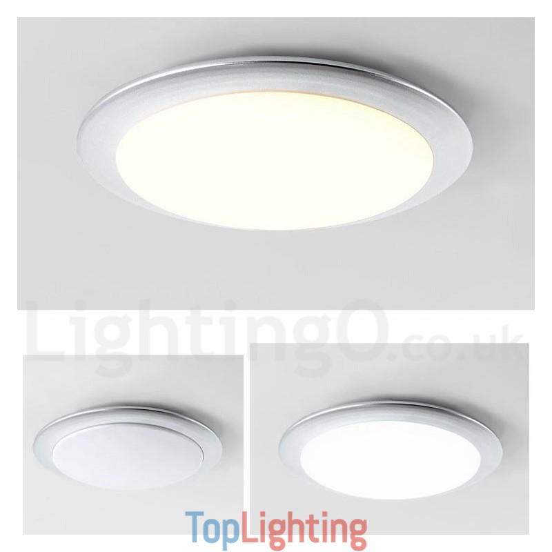 4CM Thick Super Thin Dimmable Modern Contemporary Nordic Style Flush Mount Ceiling Lights with Acrylic Shade with Remote Control Also Can Be Used As Wall Light