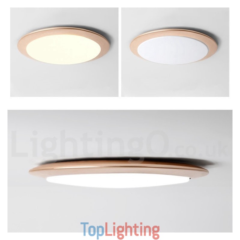 4CM Thick Super Thin Dimmable Modern Contemporary Nordic Style Flush Mount Ceiling Lights with Acrylic Shade with Remote Control Also Can Be Used As Wall Light