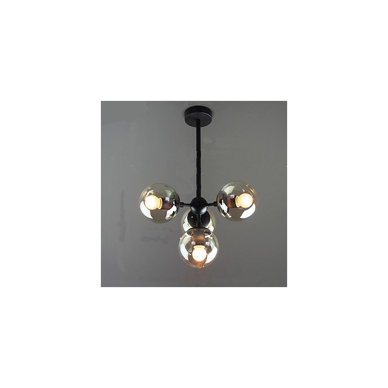 Glass Ball Iron Beanstalk Molecular Ceiling Lamps